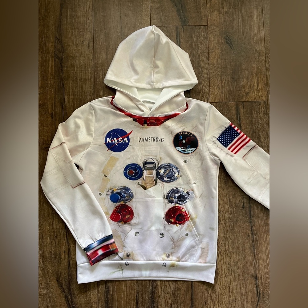 Kids NASA Hoodie Sweatshirt - Size Large